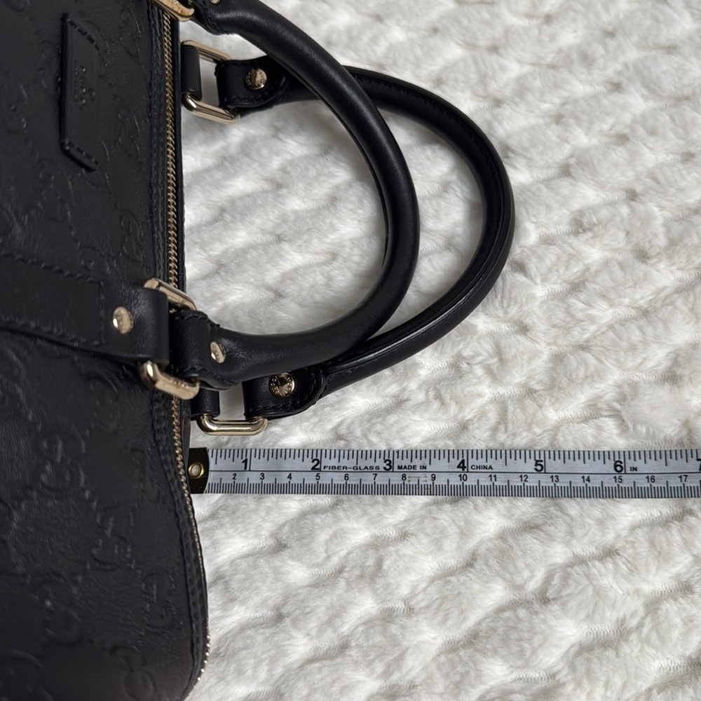 Gucci GG Guccissima Leather Boston Handbag-265697-Authentic-EUC - Picture 12 of 16